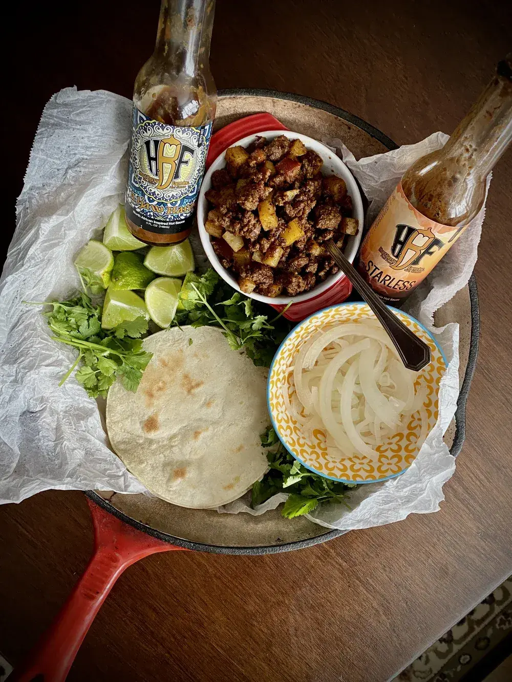 Venison and Potato Tacos