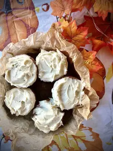 Baked Apple Cider Doughnuts With Maple Frosting - photo 2