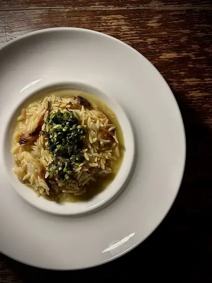 Maple Parsnip Orzotto With Gremolata Recipe